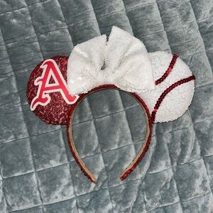 Custom Disney ears- Arkansas Razorbacks baseball